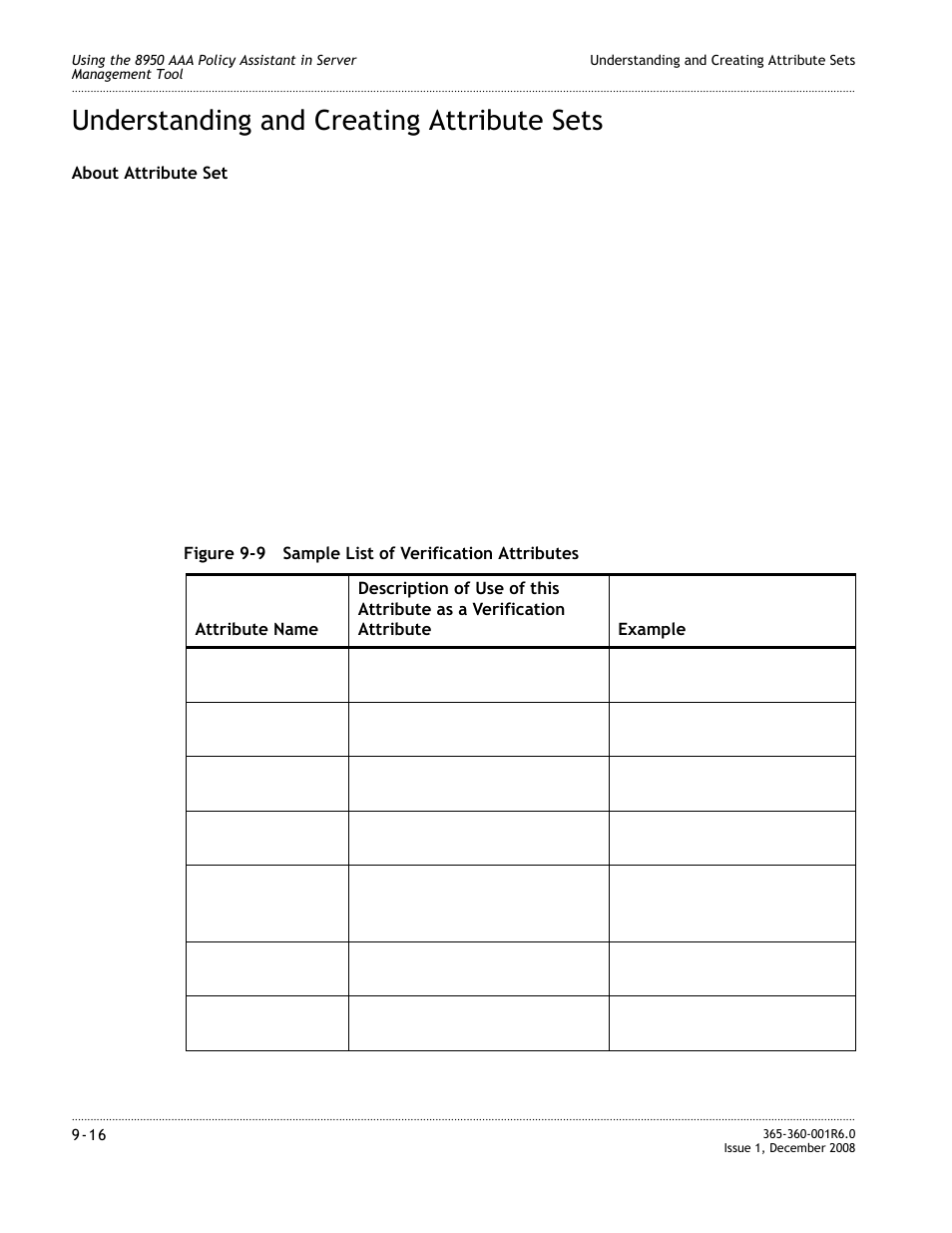 Understanding and creating attribute sets, Understanding and creating attribute sets -16 | Alcatel-Lucent 8950 AAA User Manual | Page 156 / 476