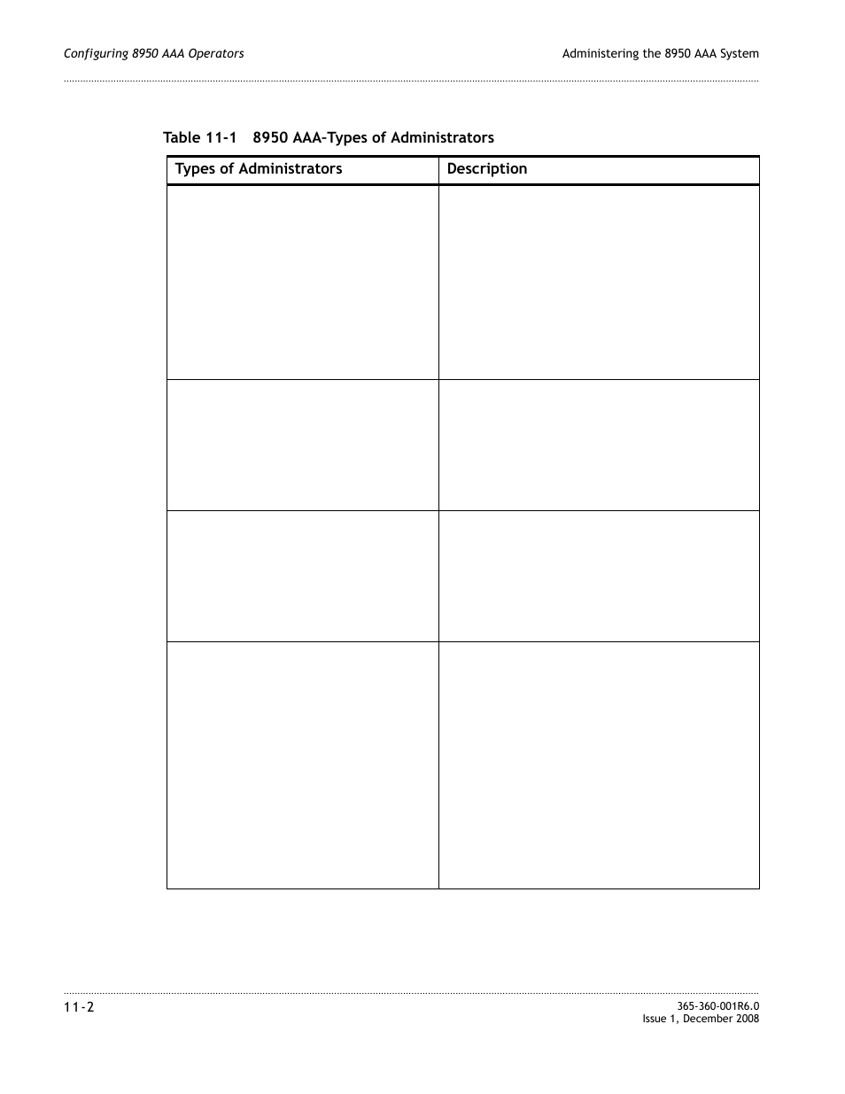 Alcatel-Lucent 8950 AAA User Manual | Page 188 / 476