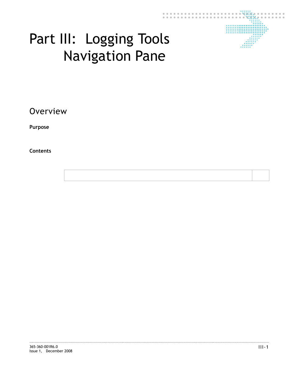 Part iii: logging tools navigation pane, Overview | Alcatel-Lucent 8950 AAA User Manual | Page 231 / 476