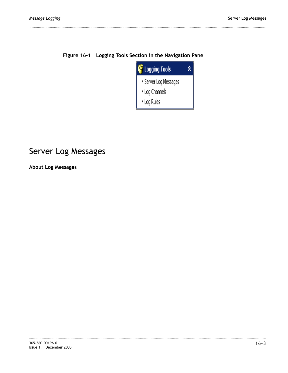 Server log messages, Server log messages -3 | Alcatel-Lucent 8950 AAA User Manual | Page 235 / 476