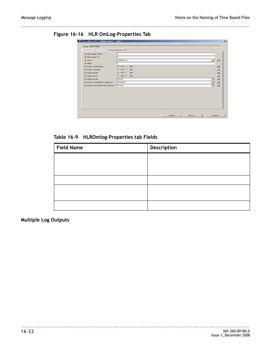Multiple log, N in, Figure 16-16 | Alcatel-Lucent 8950 AAA User Manual | Page 254 / 476