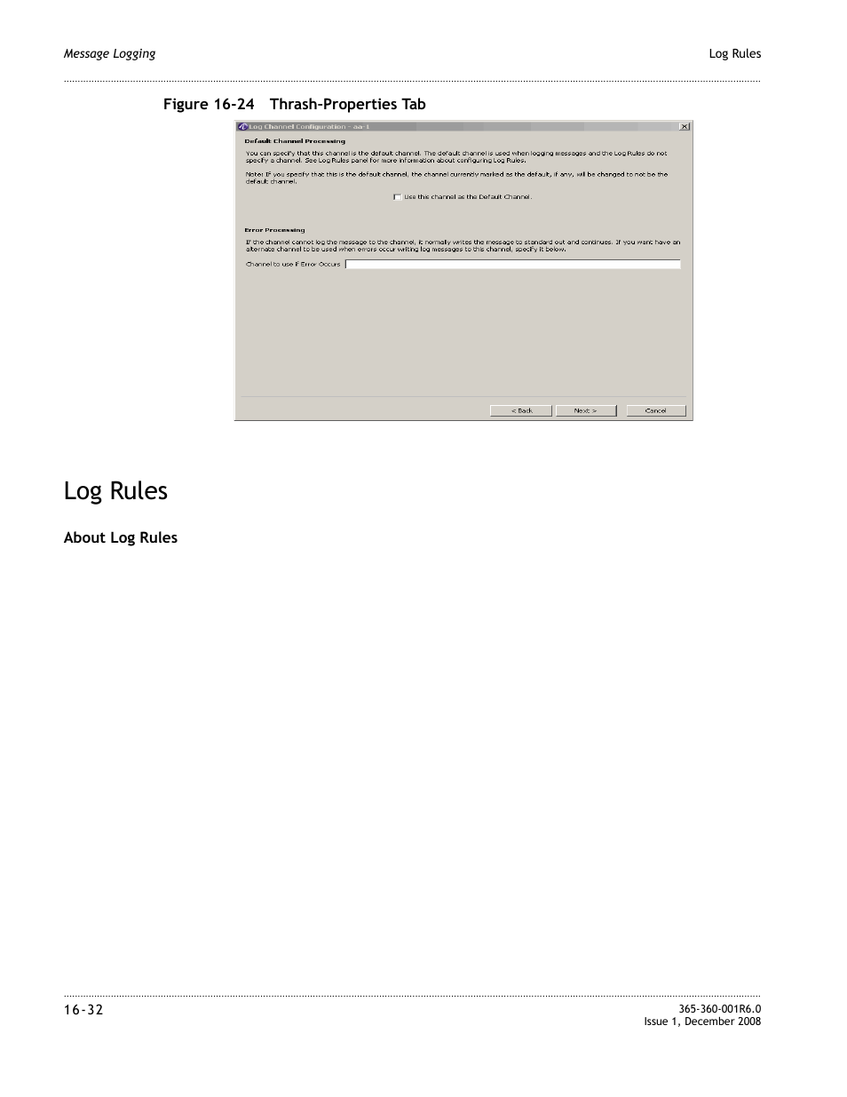 Log rules, Log rules -32, Information, please see | N in, Figure 16-24 | Alcatel-Lucent 8950 AAA User Manual | Page 264 / 476