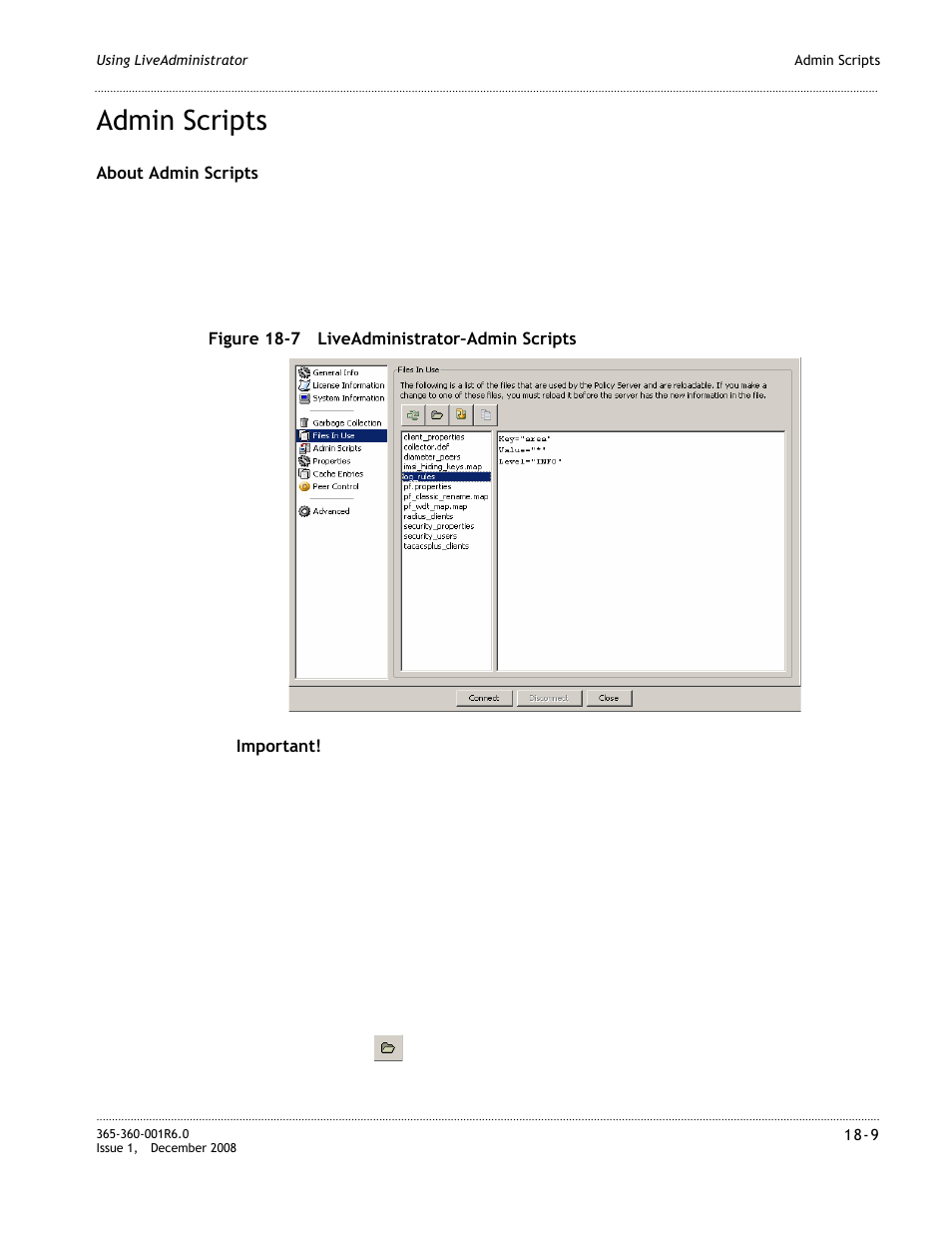 Admin scripts, Admin scripts -9 | Alcatel-Lucent 8950 AAA User Manual | Page 319 / 476