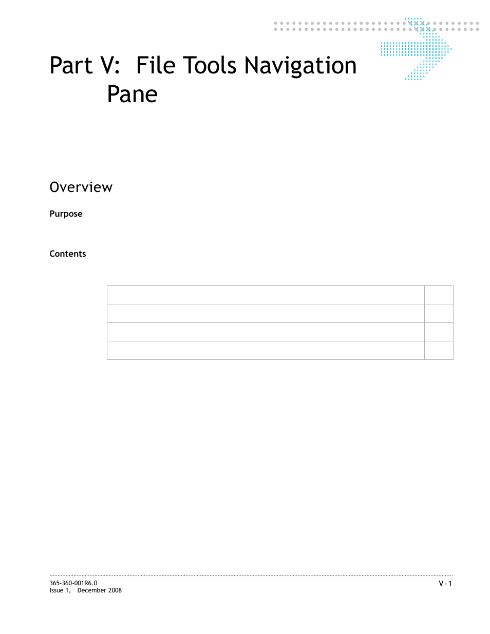 Part v: file tools navigation pane, Overview | Alcatel-Lucent 8950 AAA User Manual | Page 327 / 476