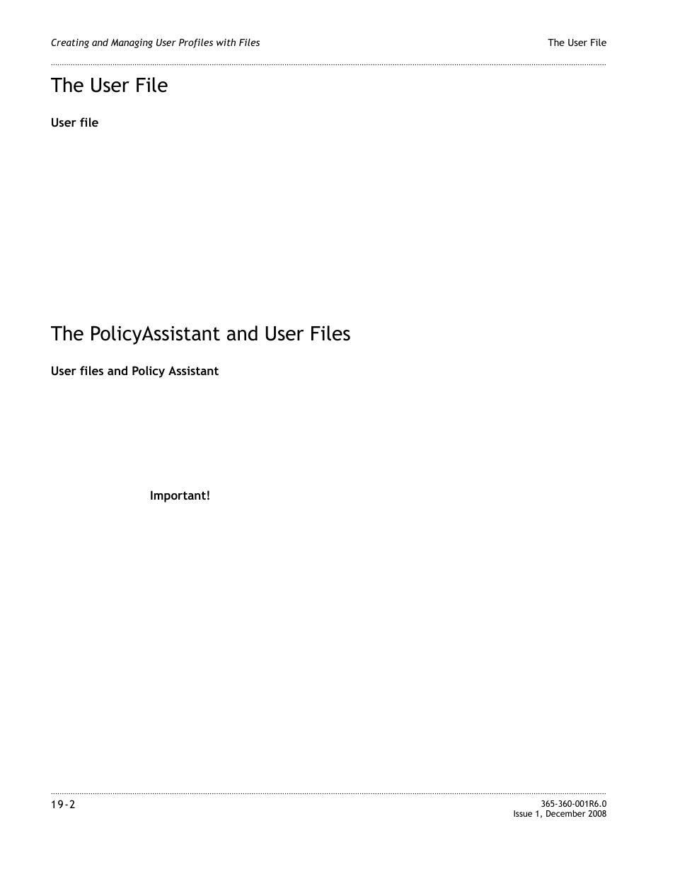 The user file, The policyassistant and user files, The user file -2 | The policyassistant and user files -2 | Alcatel-Lucent 8950 AAA User Manual | Page 330 / 476