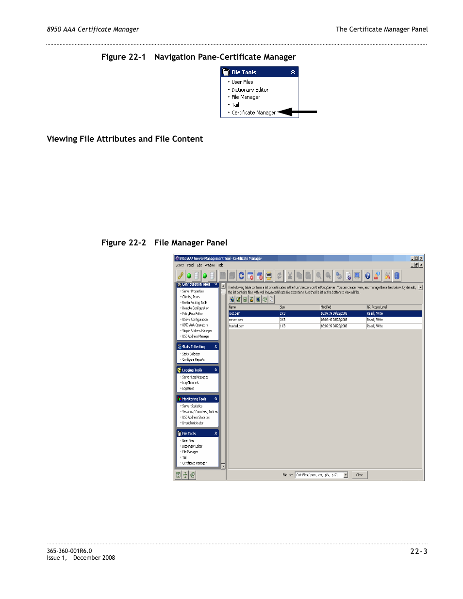 N in, Figure 22-1 | Alcatel-Lucent 8950 AAA User Manual | Page 371 / 476