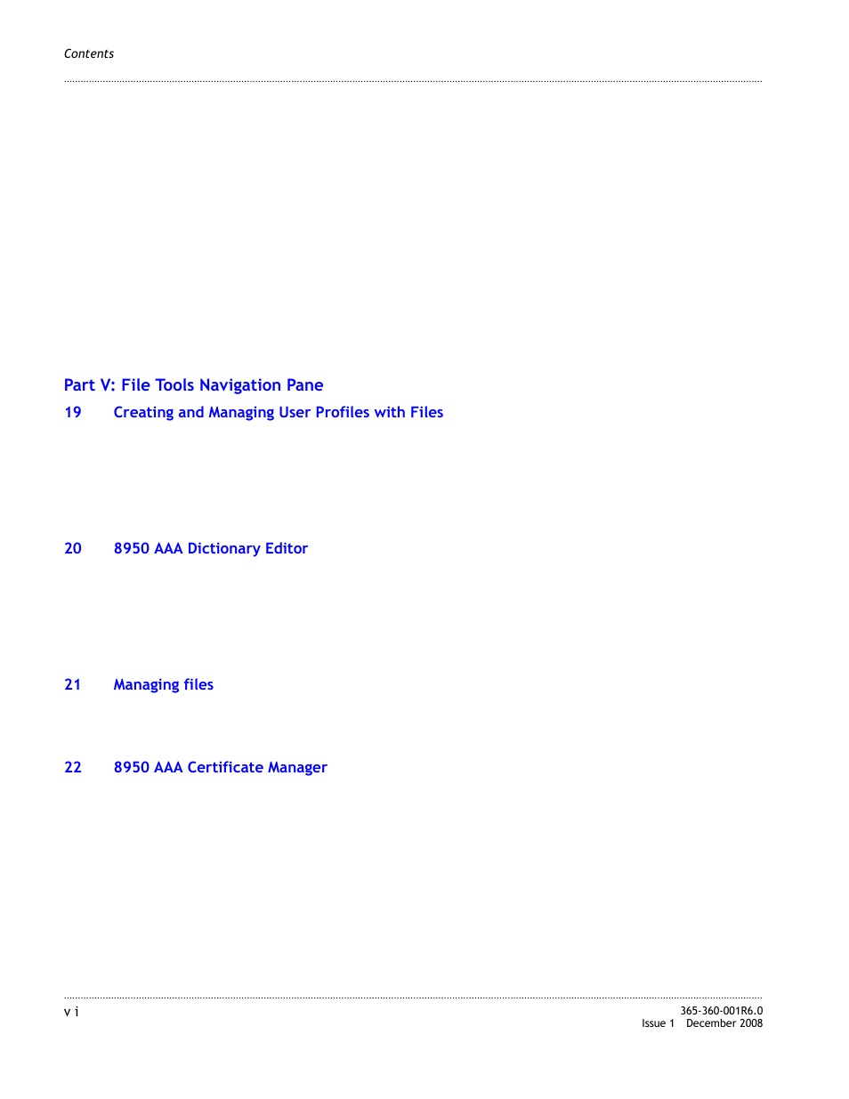Alcatel-Lucent 8950 AAA User Manual | Page 6 / 476