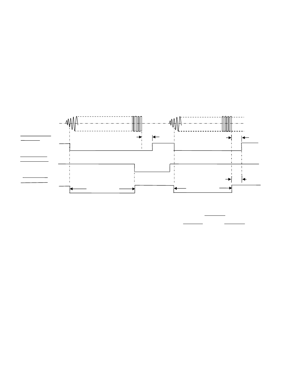 Section 3. operation, Timing for back sensor and card present, Ction 3. operation | Table 2-1. j1 pin list – molex header 22-12-2081 | MagTek MT-215 TTL HALF CARD User Manual | Page 13 / 14