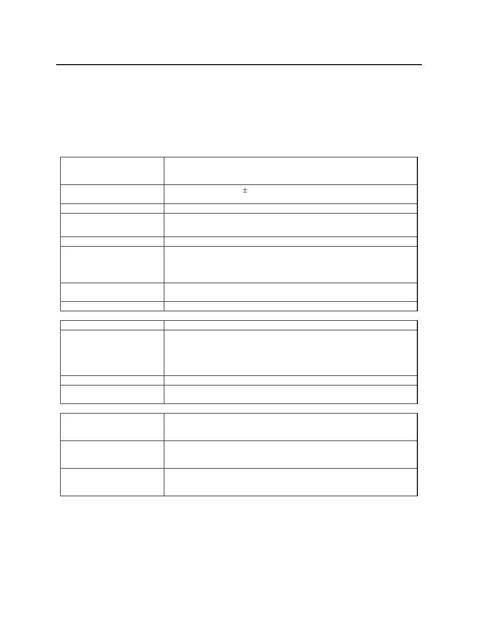 Specifications, Table 1-2. specifications | MagTek MT-215 TTL SINGLE HEAD, 3-TRACK User Manual | Page 8 / 20