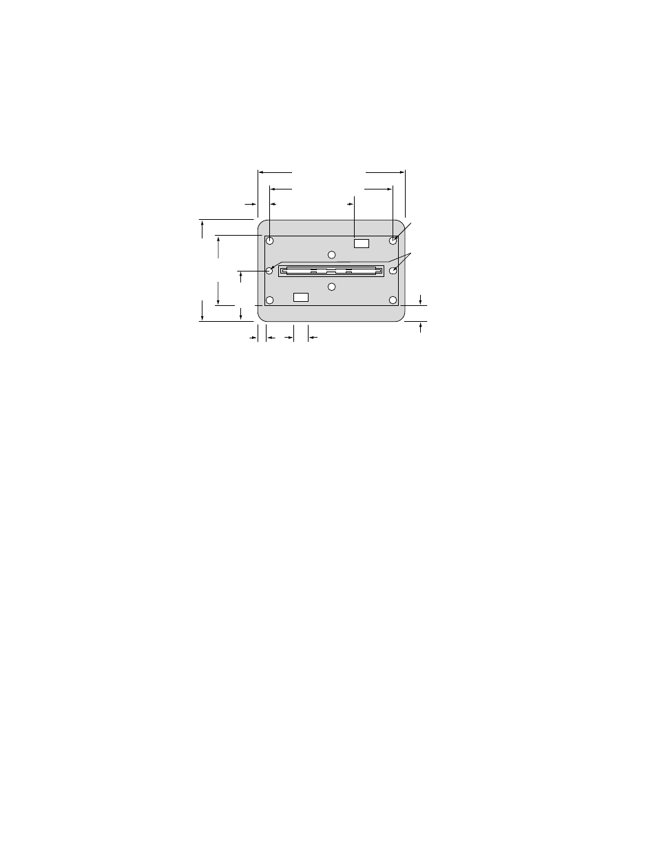Front card present sensor, Appendix b. bezel a dimensions | MagTek IntelliStripe 310™ User Manual | Page 31 / 32
