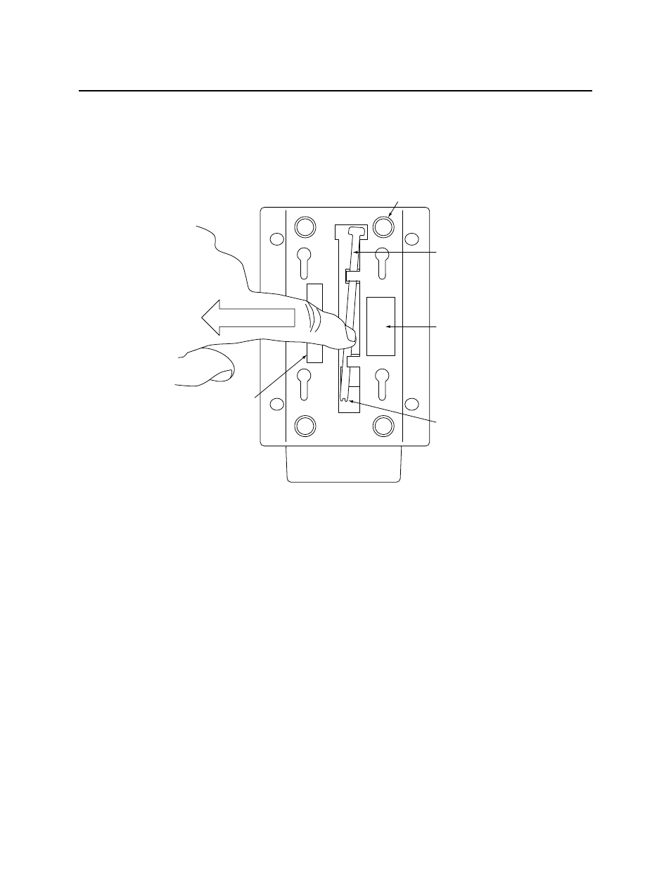 Figure 3-1. ejector rod removal | MagTek IntelliStripe 340 User Manual | Page 18 / 20