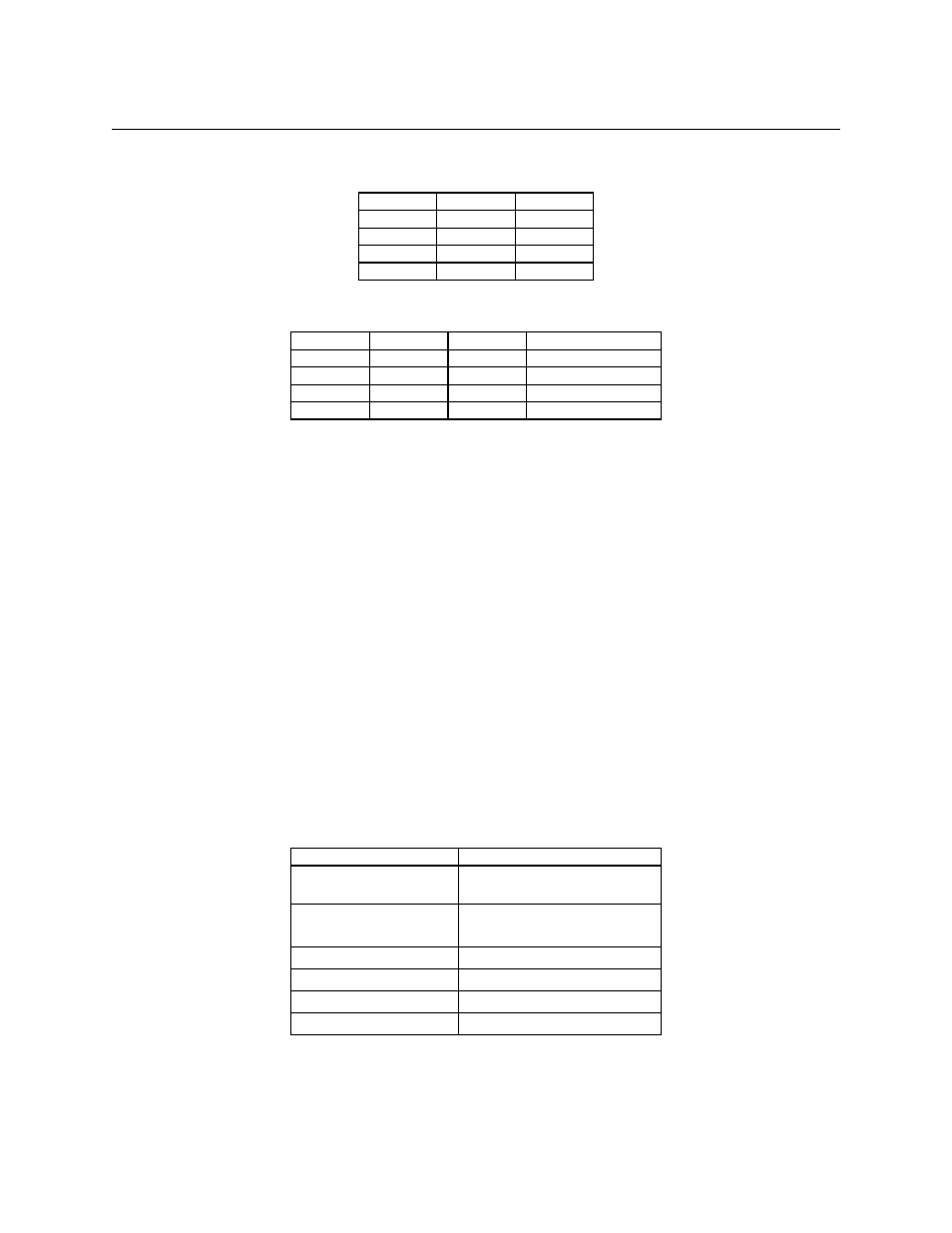 Table 2-1. baud rate settings, Table 2-2. parity settings, Table 2-3. factory settings | MagTek MT-211232 RS-232 3-TRACK User Manual | Page 20 / 24