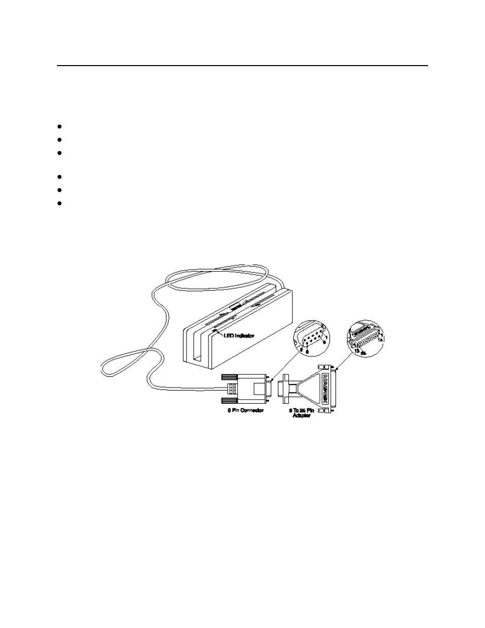 Features, Configuration | MagTek PORT POWERED SWIPE READER User Manual | Page 8 / 28