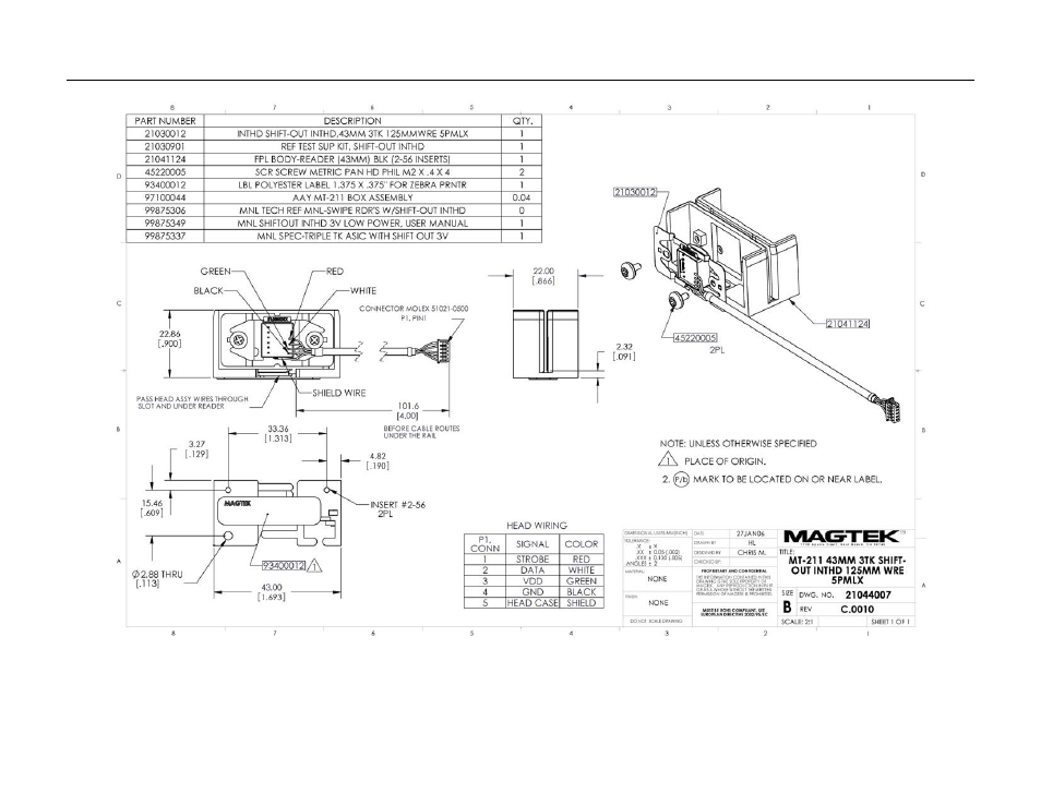 MagTek SWIPE READERS User Manual | Page 14 / 24