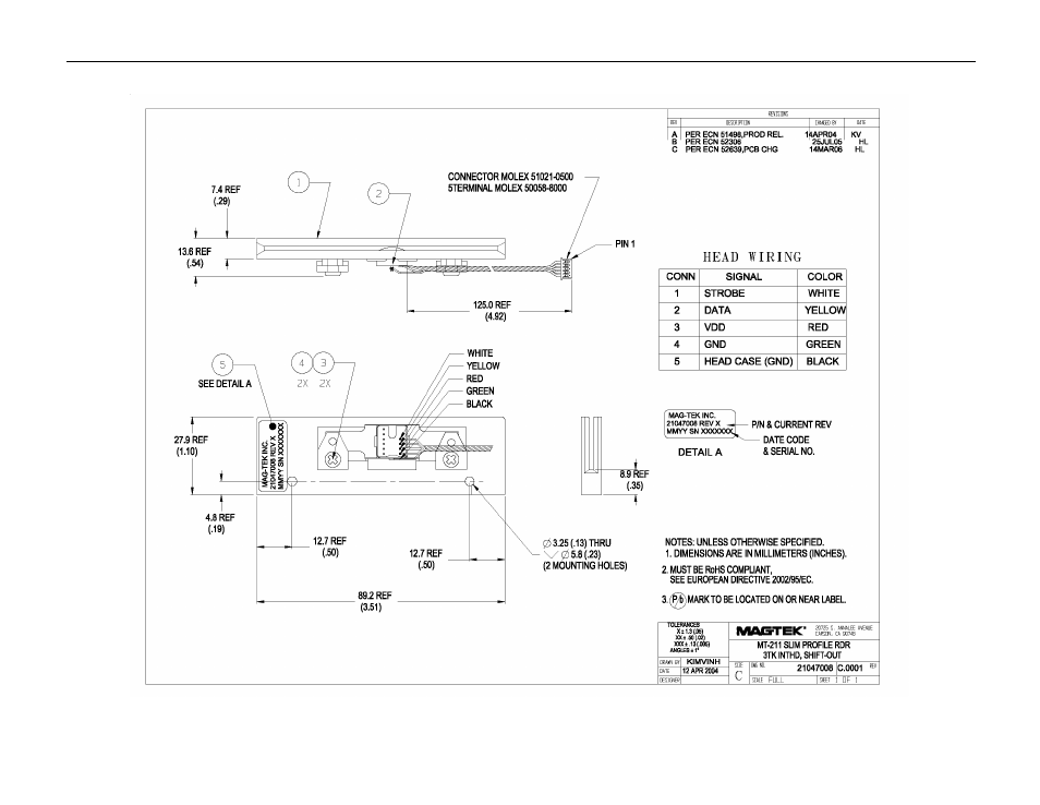 MagTek SWIPE READERS User Manual | Page 22 / 24