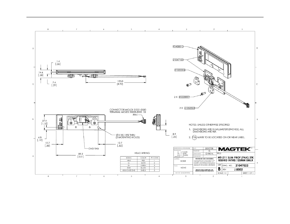 MagTek USB HID INTELLIHEAD User Manual | Page 45 / 45