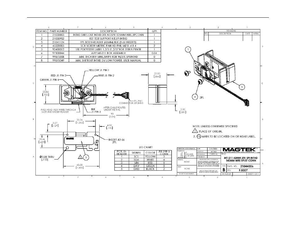 MagTek SWIPE READERS WITH 3-TRACK User Manual | Page 21 / 21