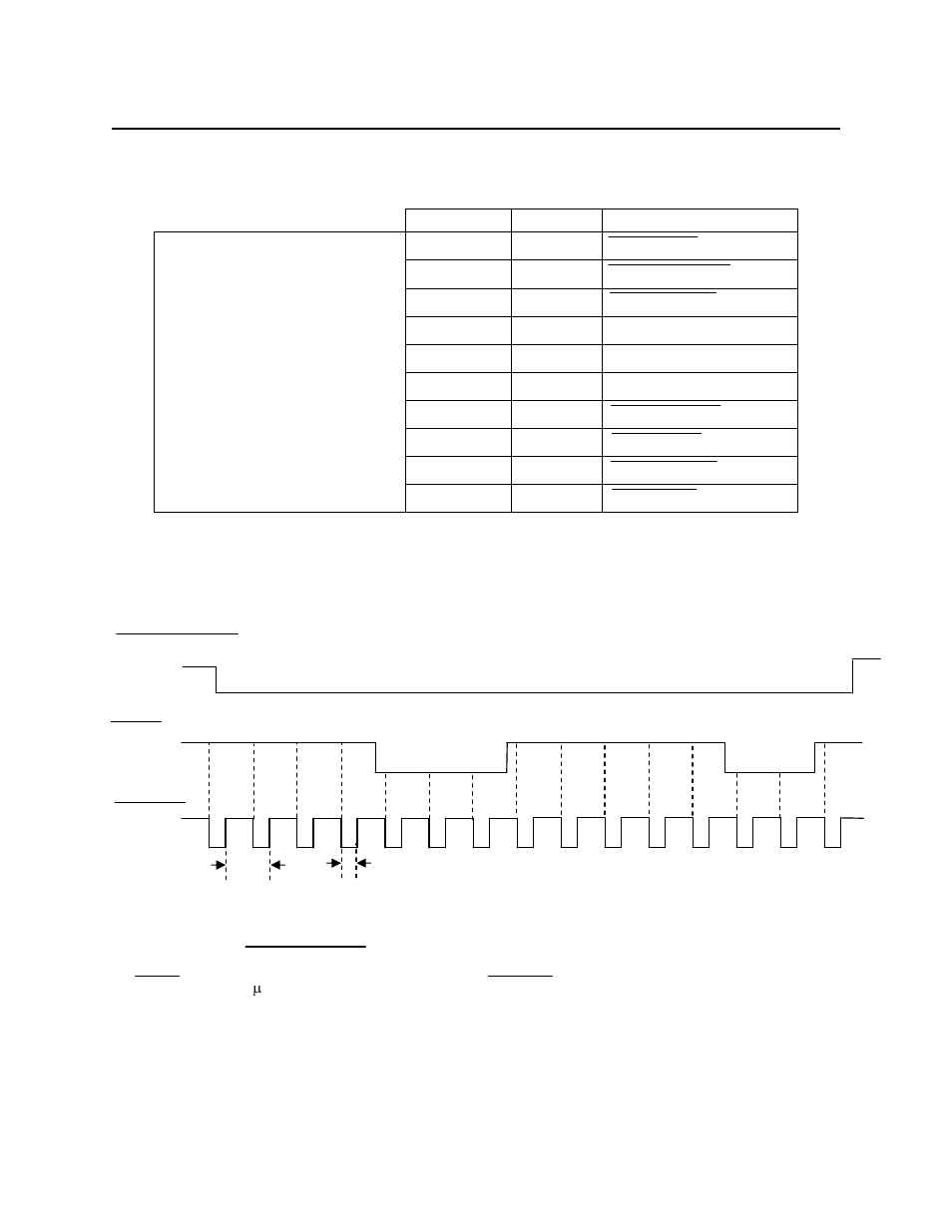 Timing, Figure 2-3. timing, Table 2-3. i/o connector for 3 track, 10 pin | MagTek 100-MILLIMETER COMPATIBLE User Manual | Page 12 / 14
