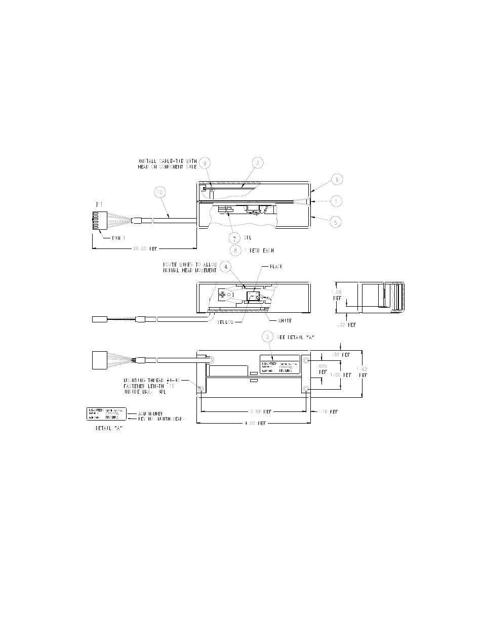 Section 2. installation, Mounting, Figure 2-1. reader mounting dimensions with cover | MagTek 101-MILLIMETER COMPATIBLE User Manual | Page 9 / 14