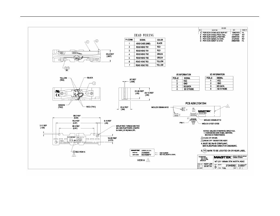 MagTek 90-MILLIMETER SWIPE READER User Manual | Page 13 / 14