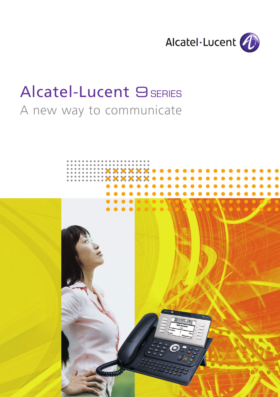 Alcatel-Lucent 9 Series User Manual | 6 pages