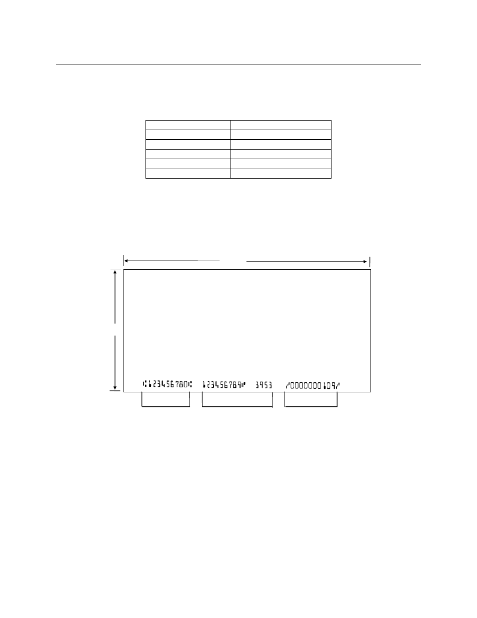 Check layouts, Figure b-1. personal checks, Table b-1. cmc-7 nonnumeric characters | MagTek MICR Plus RS-232 User Manual | Page 50 / 70