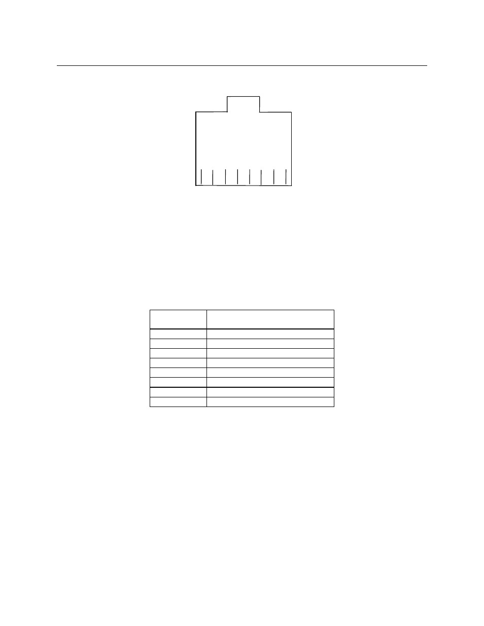 Figure f-1. rs-232 host port, 8-pin, rj socket, Table f-3. rs-232 host port pin list | MagTek MICR Plus RS-232 User Manual | Page 66 / 70