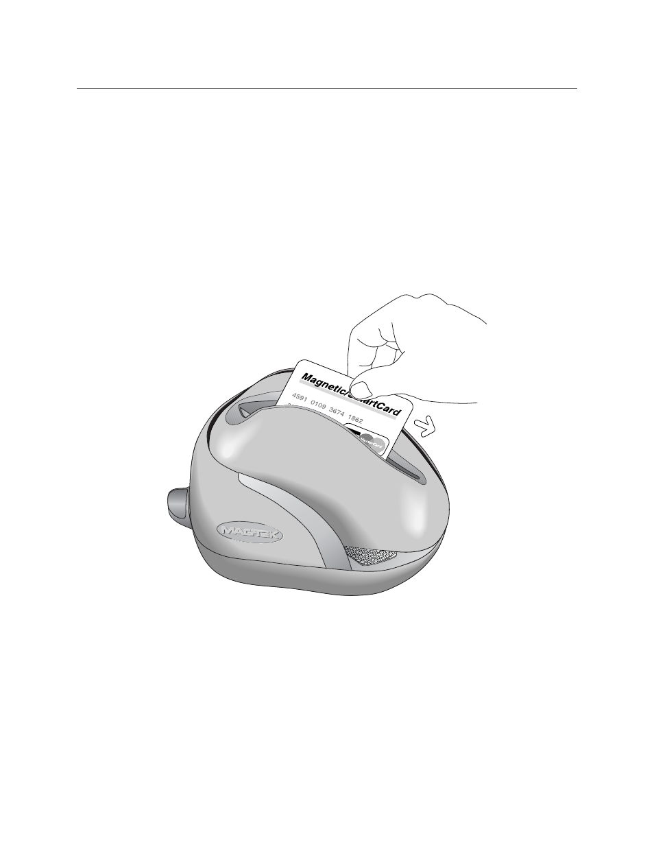 Card reading procedure | MagTek MICRImage CHECK READER User Manual | Page 18 / 38