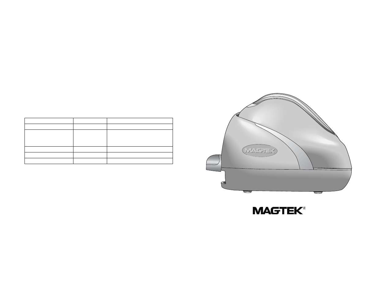 MagTek MICRIMAGE RS232 - PC User Manual | 2 pages