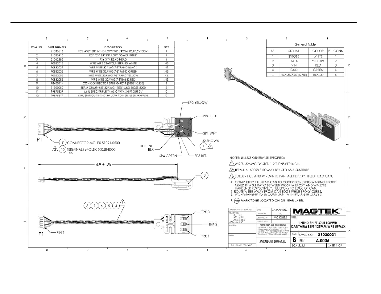 MagTek LOW POWER SHIFT-OUT User Manual | Page 16 / 21