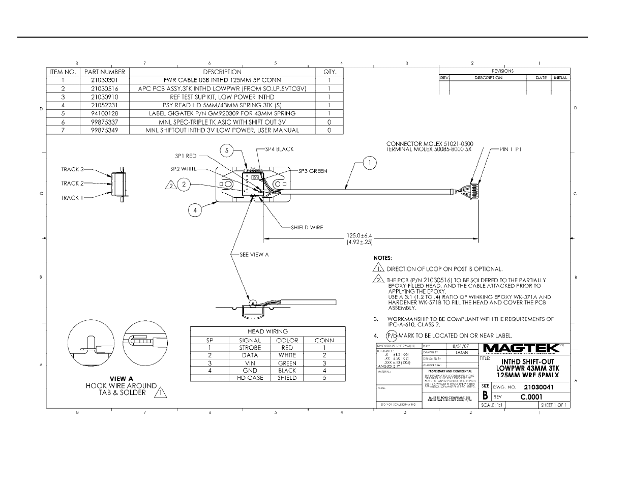 MagTek LOW POWER SHIFT-OUT User Manual | Page 18 / 21