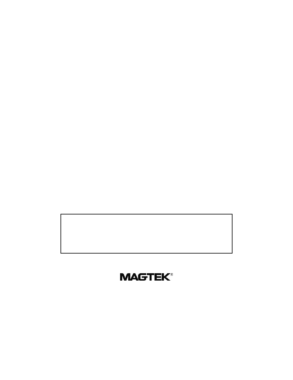 MagTek JMSR Applet for MagTek User Manual | 12 pages