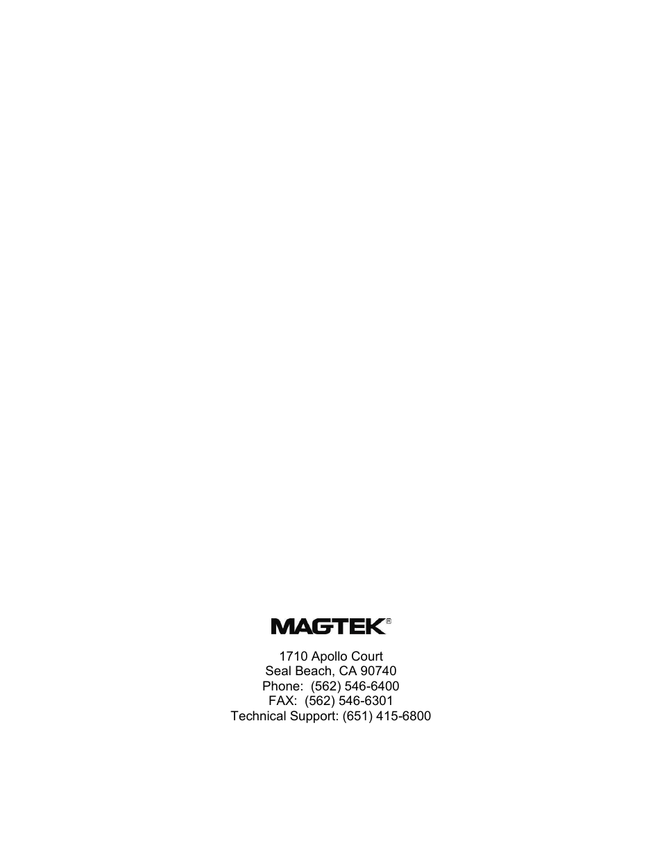 MagTek BulleT User Manual | 11 pages