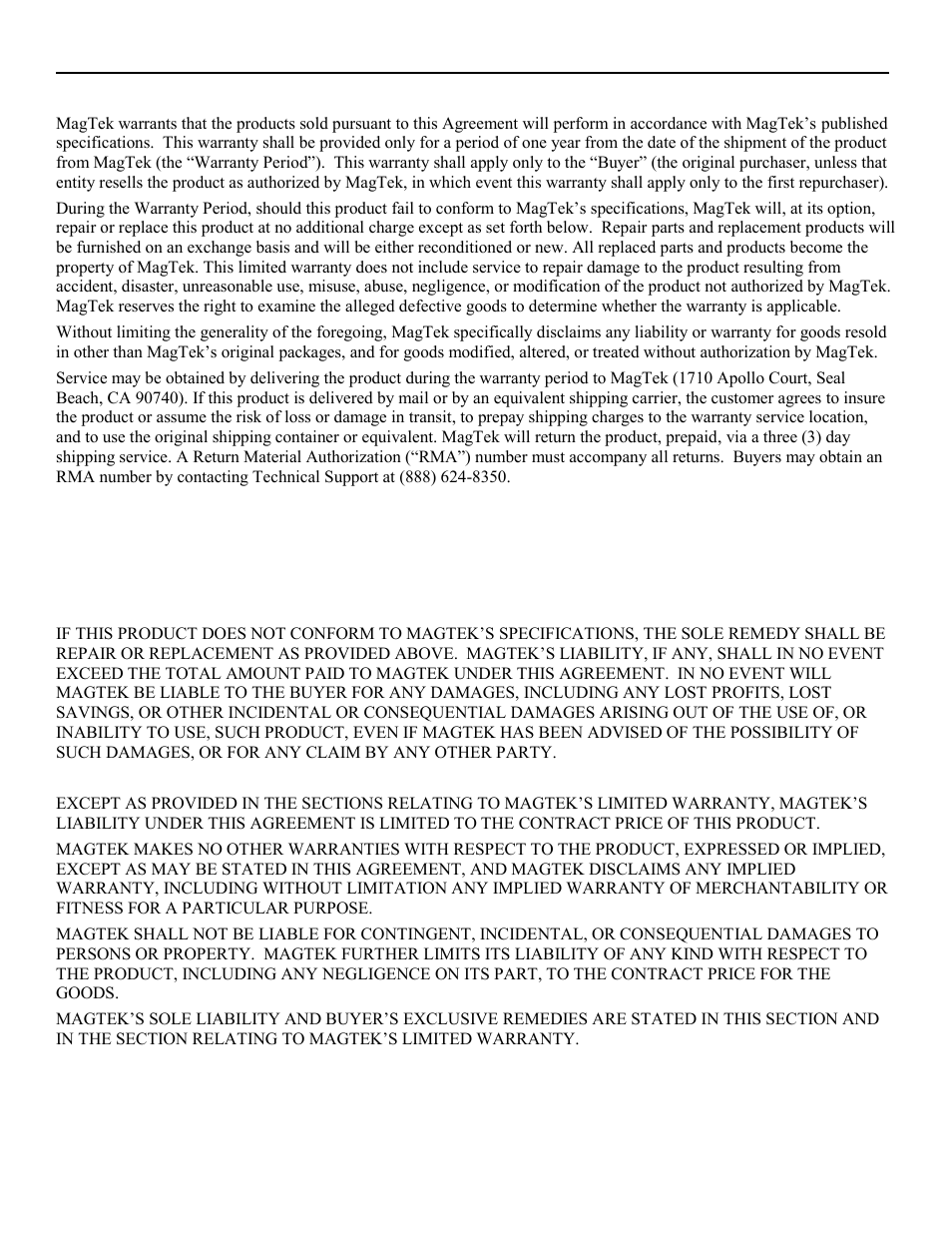 MagTek BulleT User Manual | Page 3 / 11