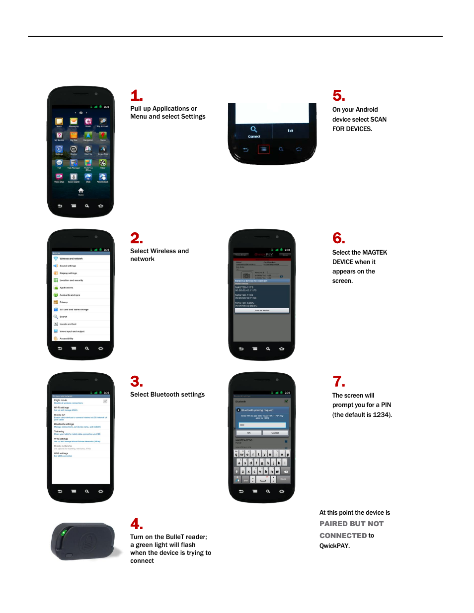 MagTek BulleT User Manual | Page 7 / 11