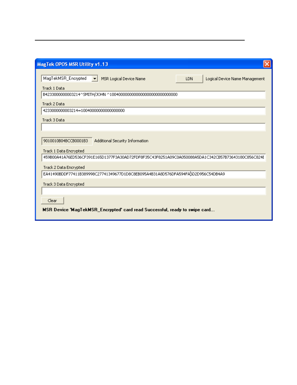 MagTek OPOS FOR MSR User Manual | Page 16 / 27