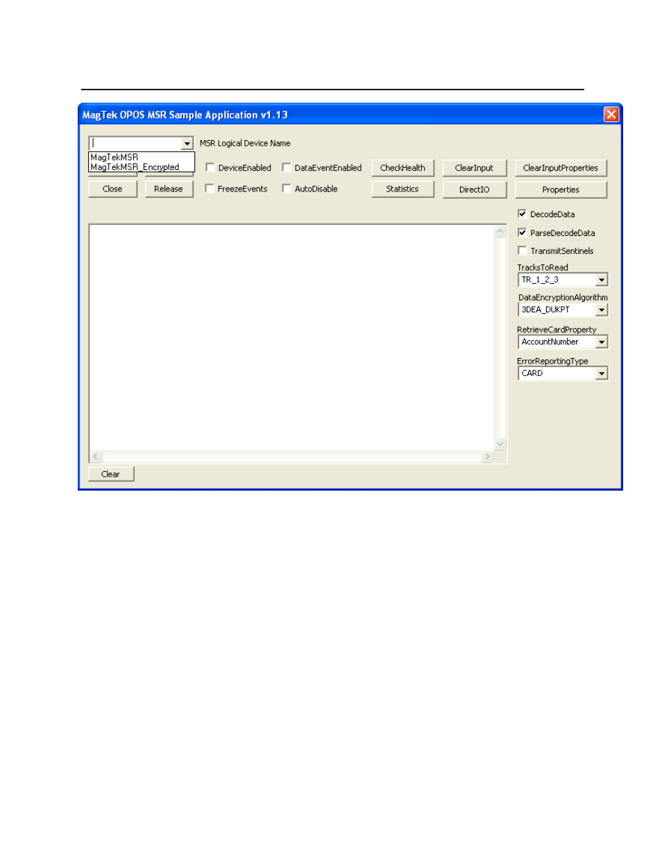 MagTek OPOS FOR MSR User Manual | Page 23 / 27