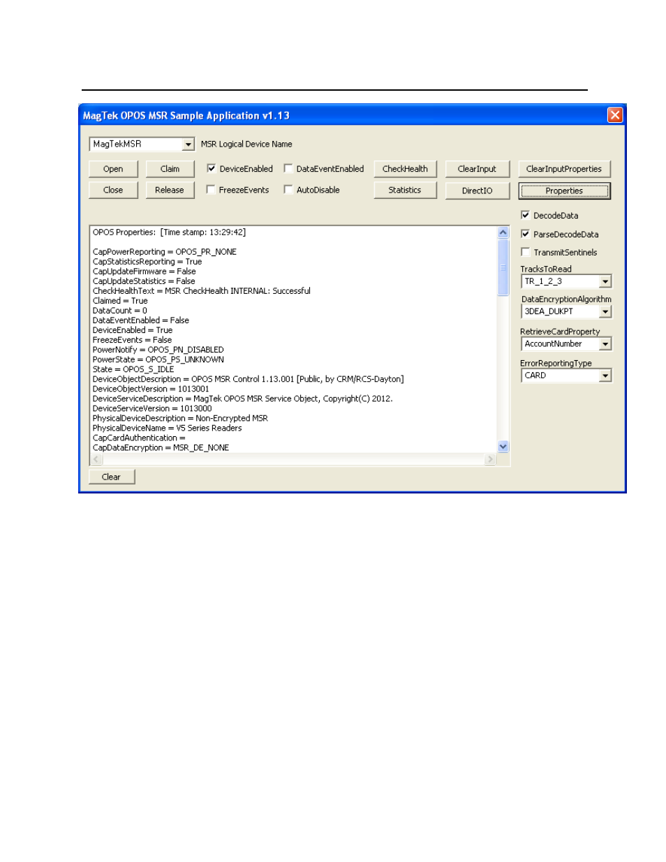 MagTek OPOS FOR MSR User Manual | Page 25 / 27