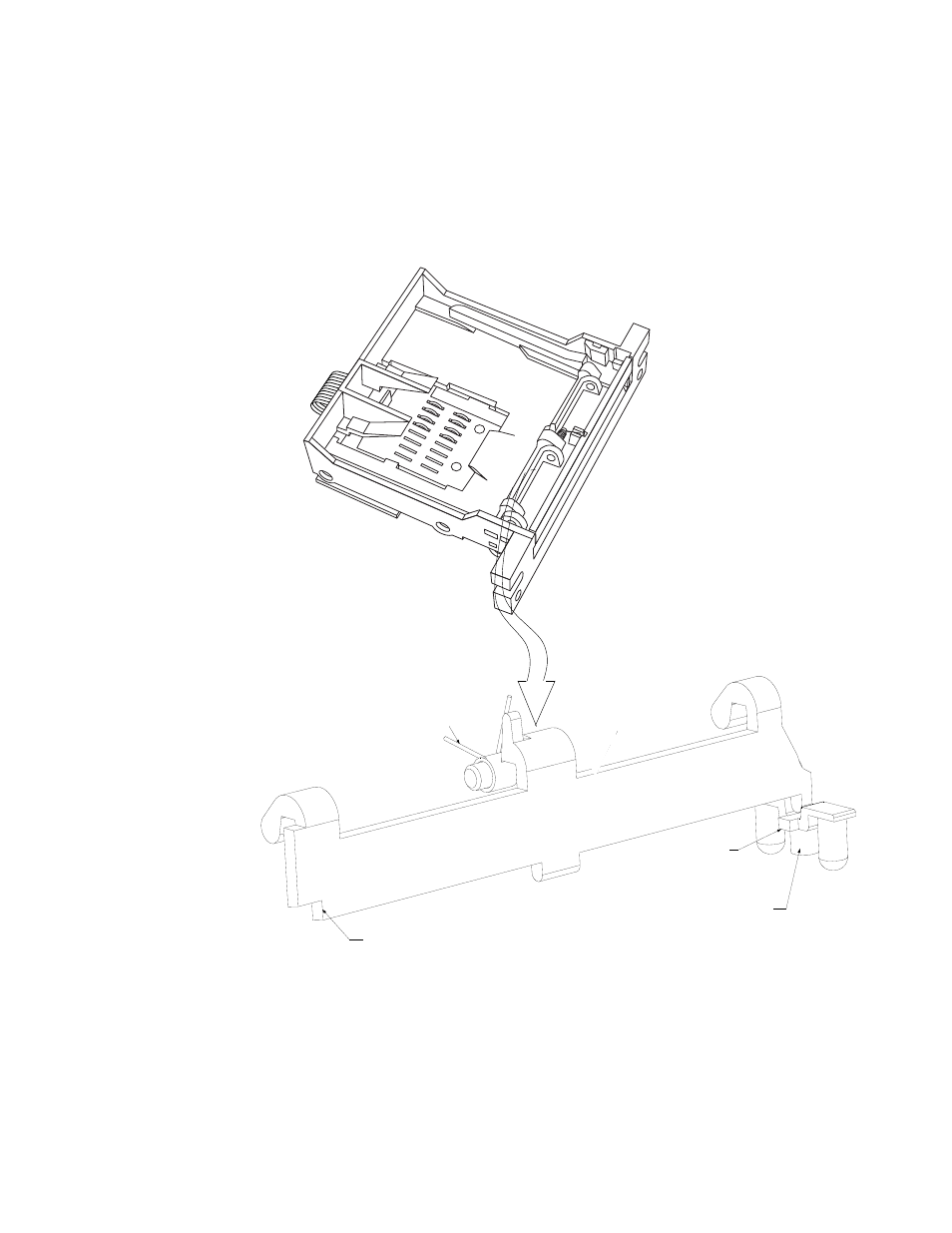 Appendix a. options, Optional front gate, Figure a-1. optional front gate | MagTek INTELLISTRIPE 50 User Manual | Page 17 / 36