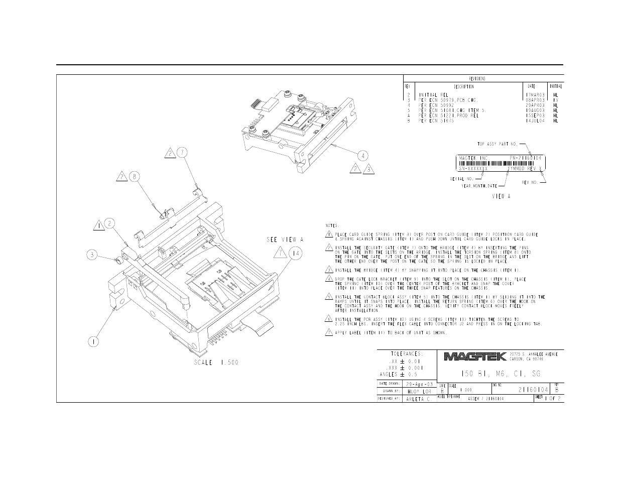 MagTek INTELLISTRIPE 50 User Manual | Page 20 / 36
