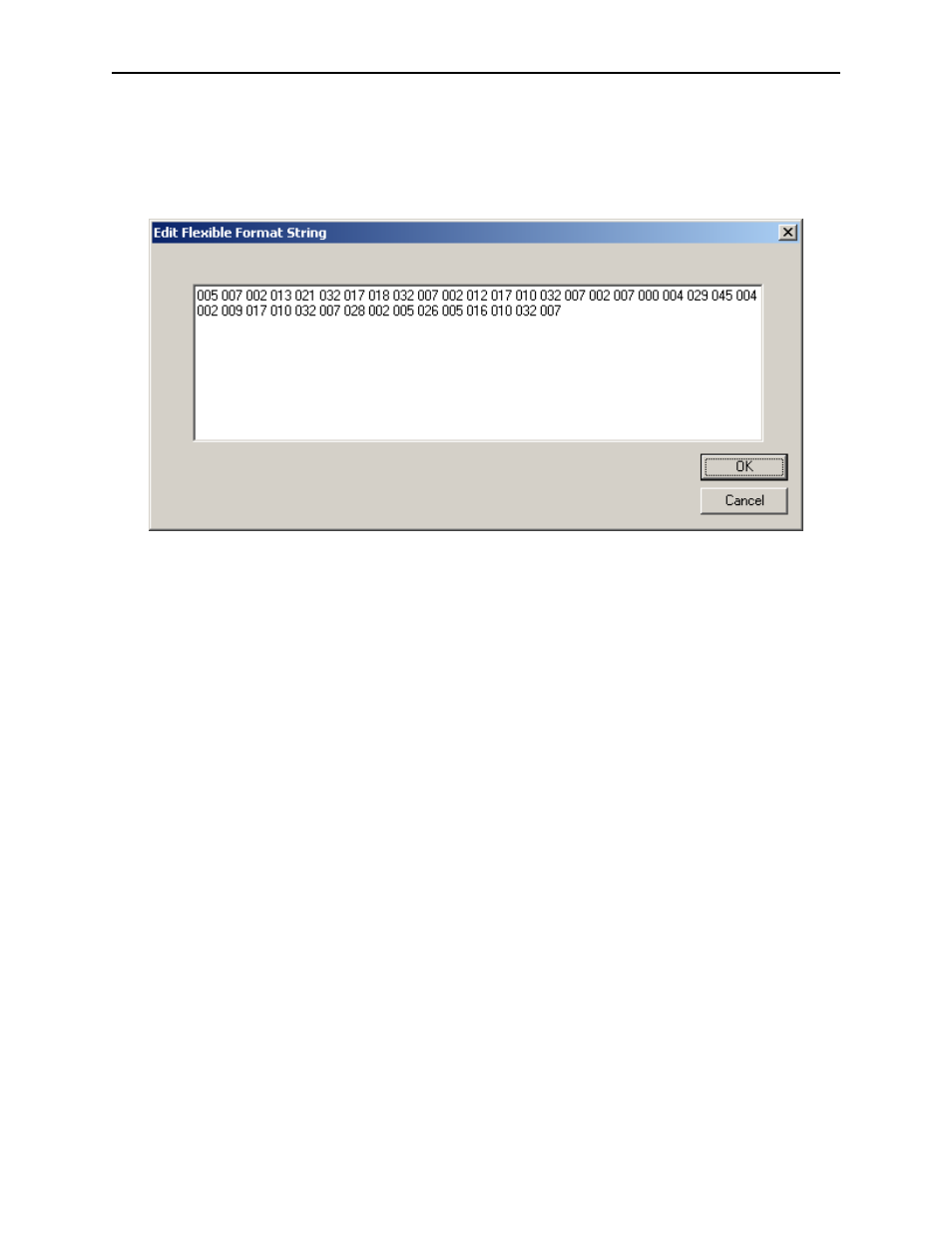 Edit flexible format string, Figure 7-3. edit flexible format string | MagTek MICRbase User Manual | Page 47 / 52