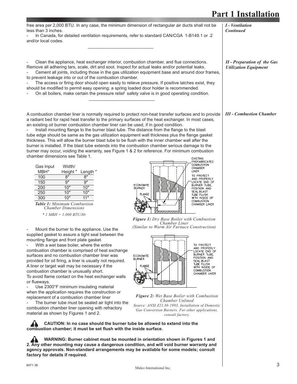 Part 1 installation | Midco EC200 & EC300 User Manual | Page 3 / 14