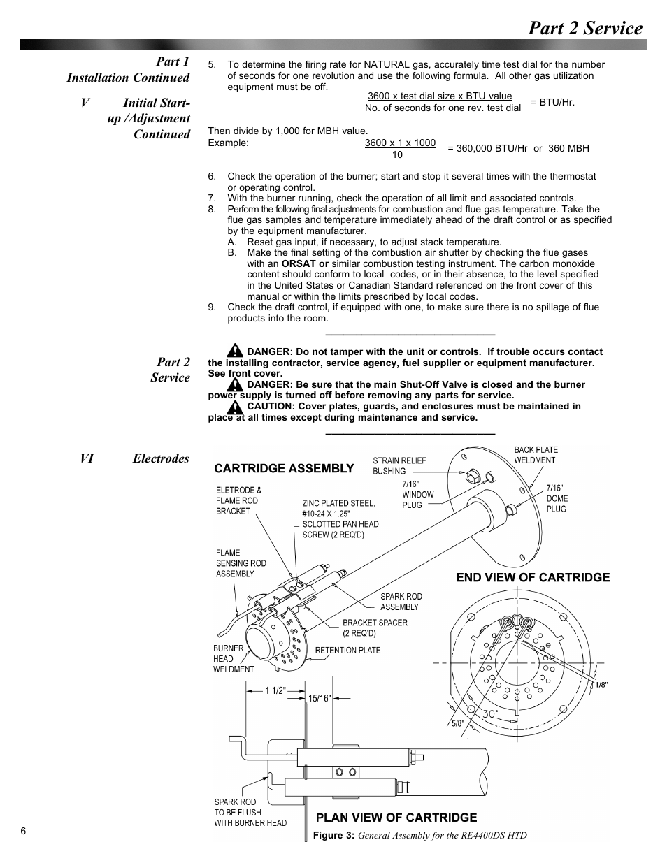 Part 2 service | Midco Economite RE4400DS HTD User Manual | Page 6 / 8