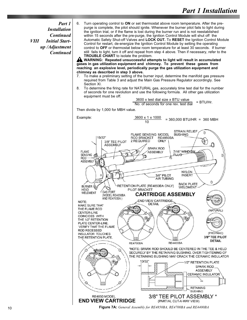 Part 1 installation | Midco Economite RE4400B / RE4400BA User Manual | Page 10 / 16