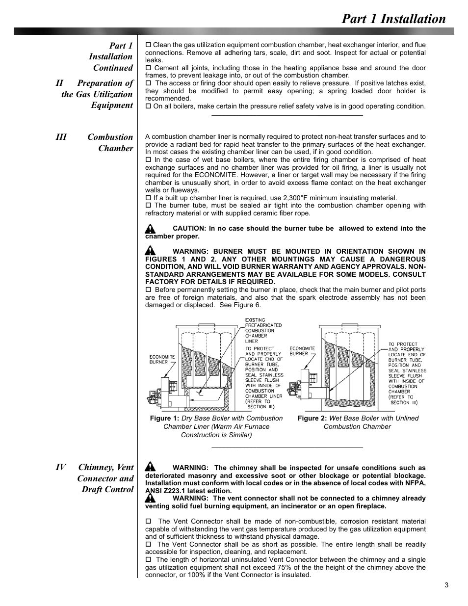 Part 1 installation | Midco Economite RE6850B User Manual | Page 3 / 16