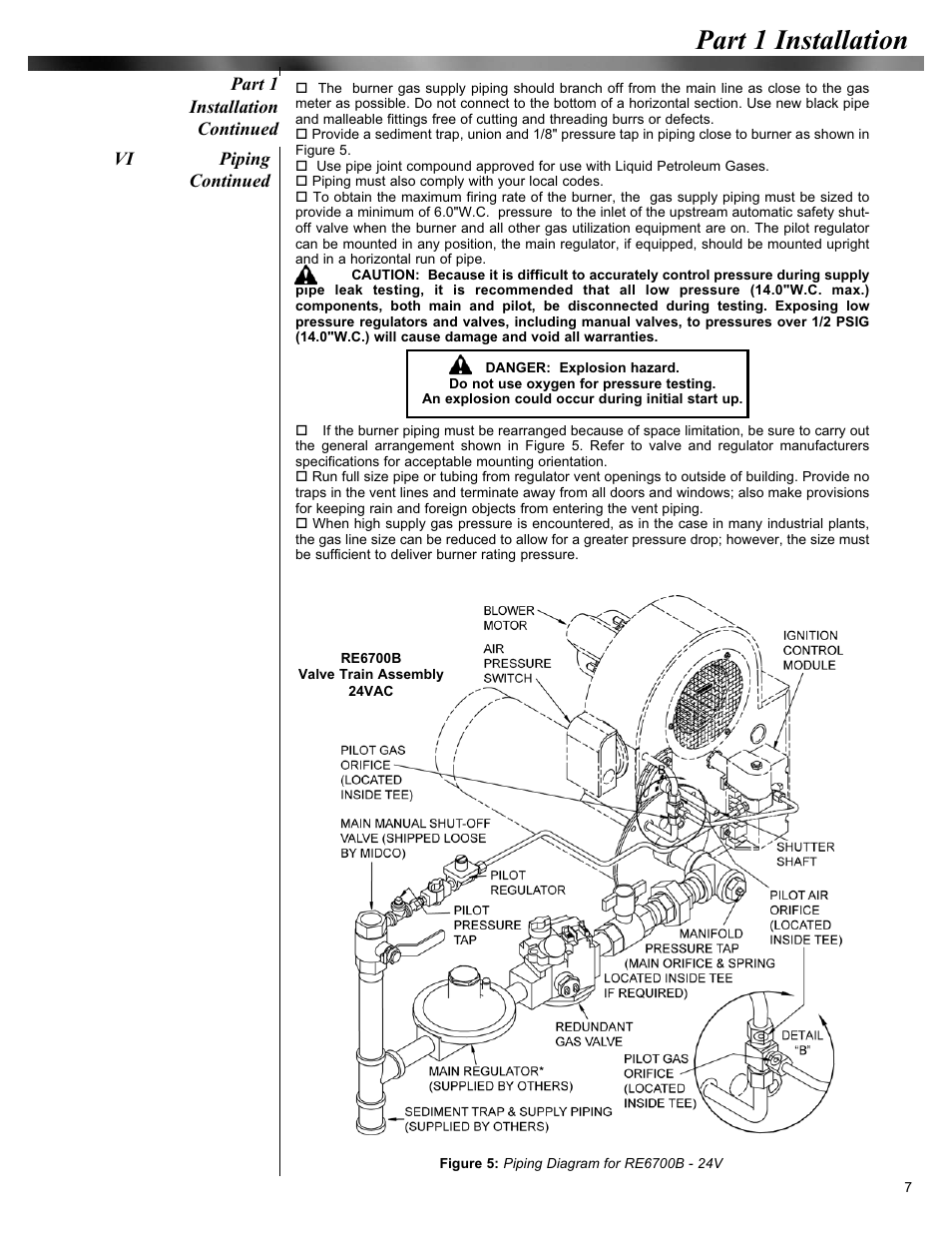 Part 1 installation | Midco Economite RE6850B User Manual | Page 7 / 16