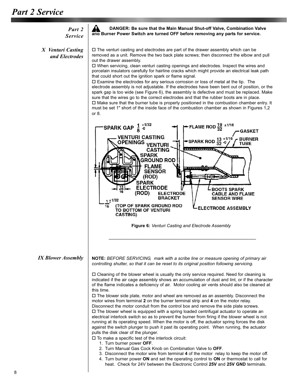 Part 2 service | Midco DS45B User Manual | Page 8 / 12