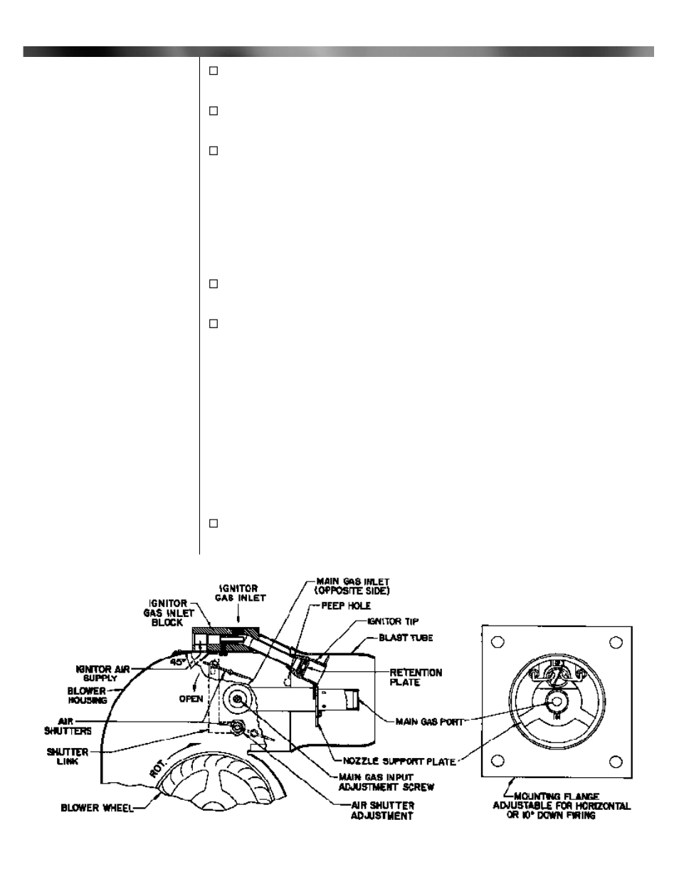 Trouble chart | Midco J121-DS User Manual | Page 10 / 12