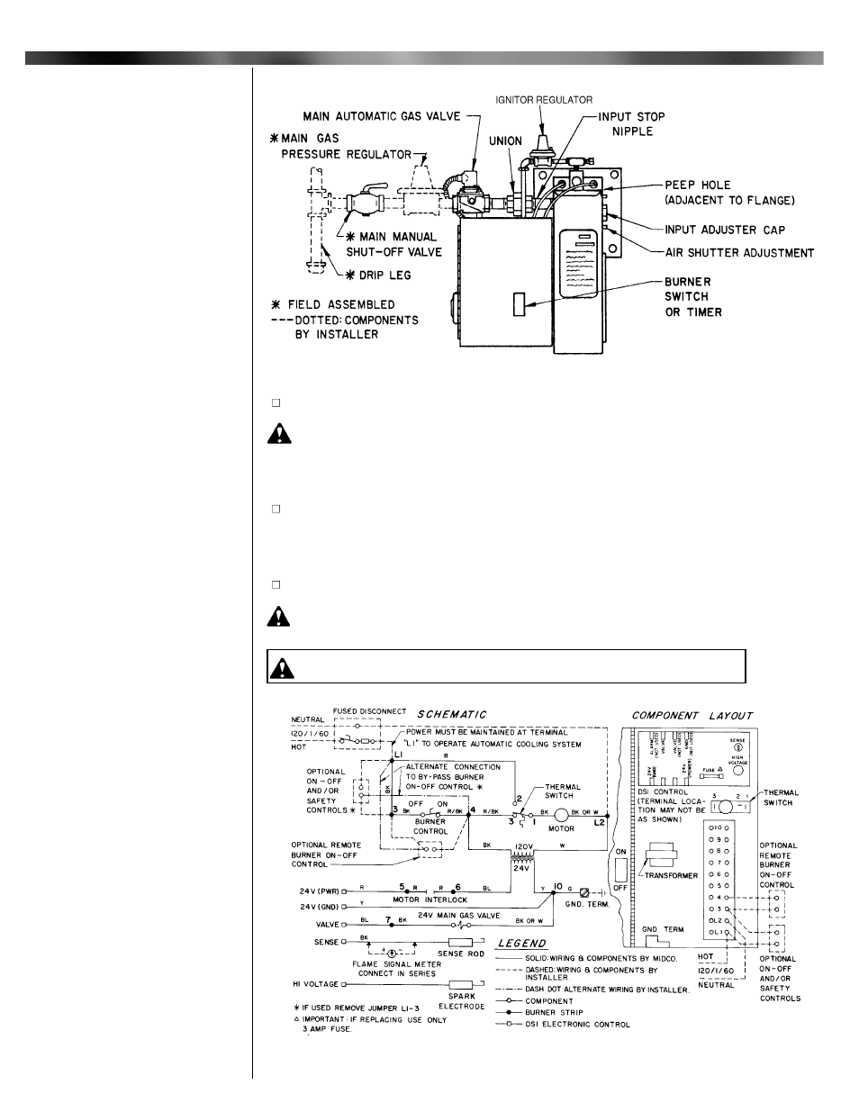 Part 1 installation | Midco J83-DS User Manual | Page 5 / 12