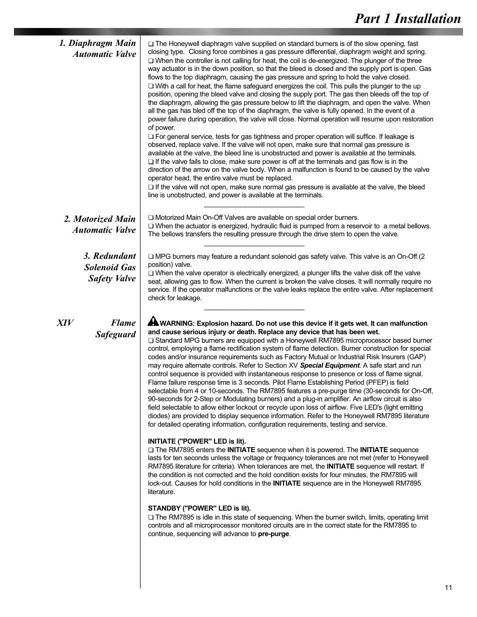 Part 1 installation | Midco Unipower MPG Series User Manual | Page 11 / 15